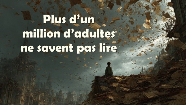 Plus d’un million d’adultes ne savent pas lire